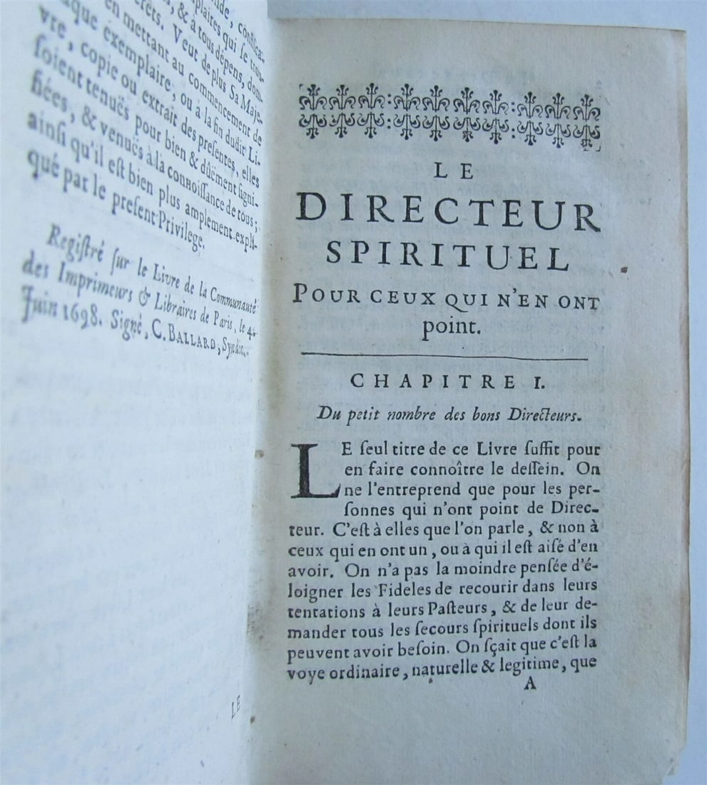 1692 Christian directory by French Jansenist theologian S.-M. Treuve antique - 5