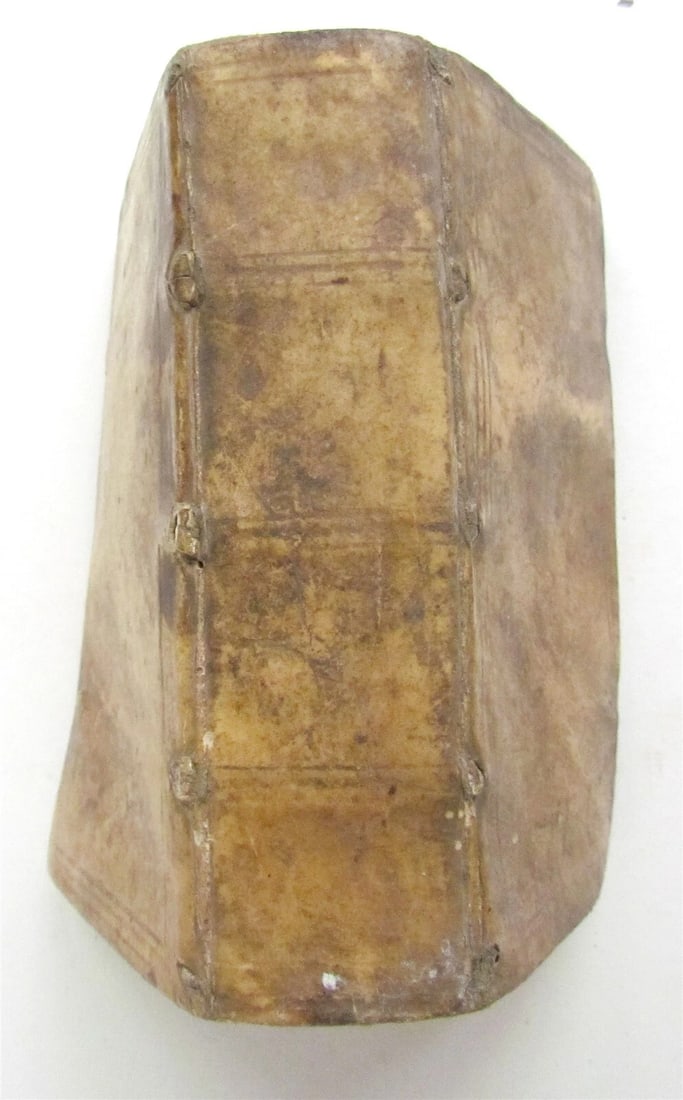 1599 R.P. Vincentii Bruni Jesuit MEDITATIONES antique VELLUM BINDING - 3