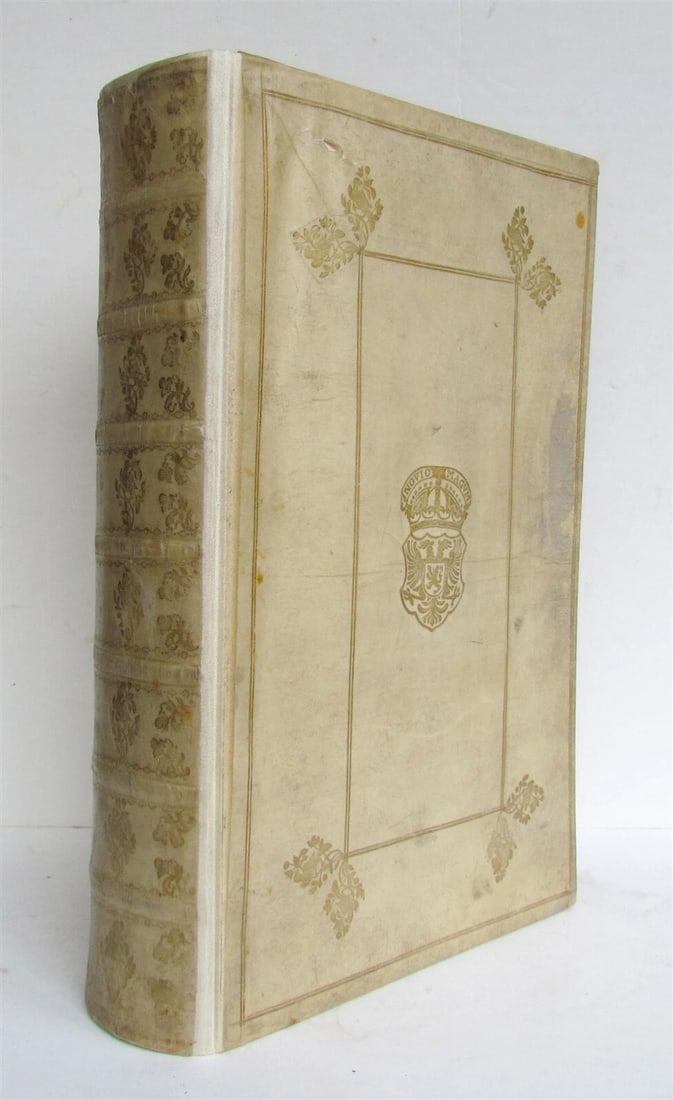 1743 LAW BOOK in Latin Juridical Dictionary antique FOLIO 9 x 14" - 2