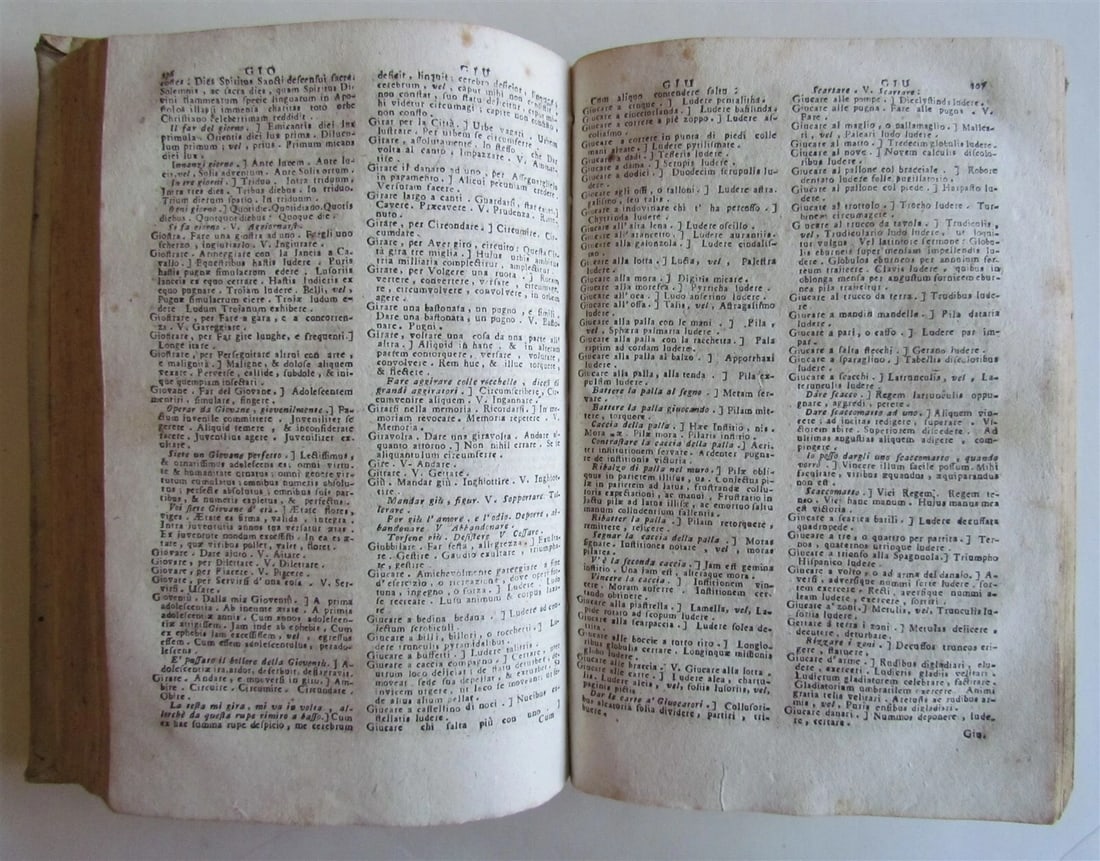 1763 REGGIA ORATORIA by GIOVANNI MARGINI antique VELLUM BOUND ITALIAN GRAMMAR - 6