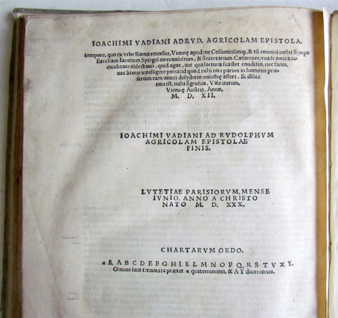 1530 Pomponius Mela De Orbis Situ Libri Tres ANTIQUE in LATIN folio GEOGRAPHY - 4