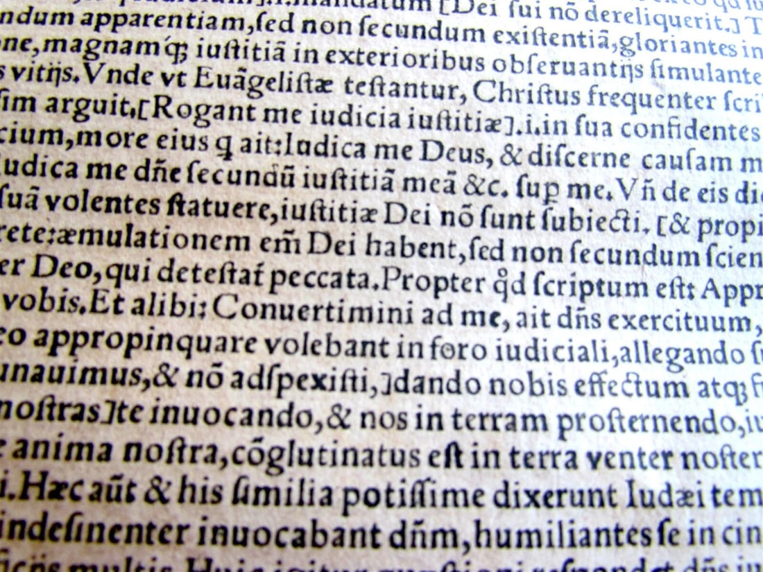 1548 Book of Prophets Commentaries by Dionysius Carthusian antique FOLIO vellum - 6