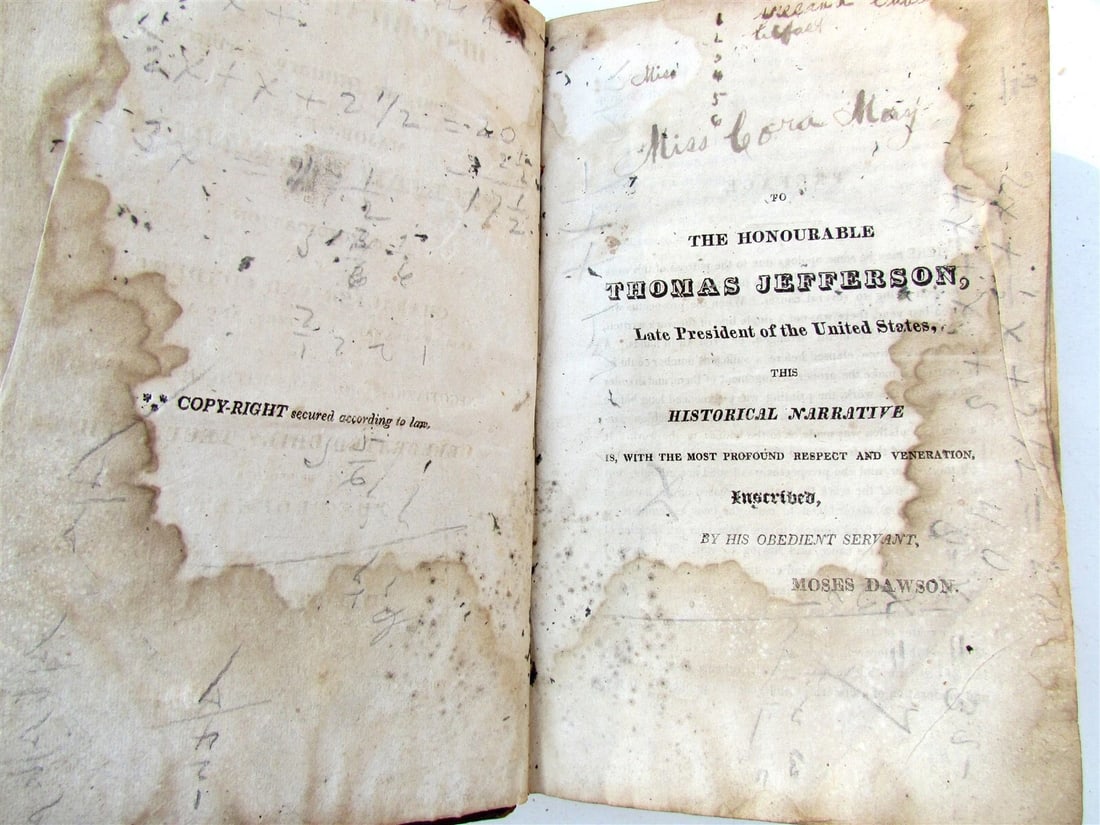 1824 HISTORICAL NARRATIVE of MAJOR-GENERAL WILLIAM HARRISON antique AMERICANA - 3