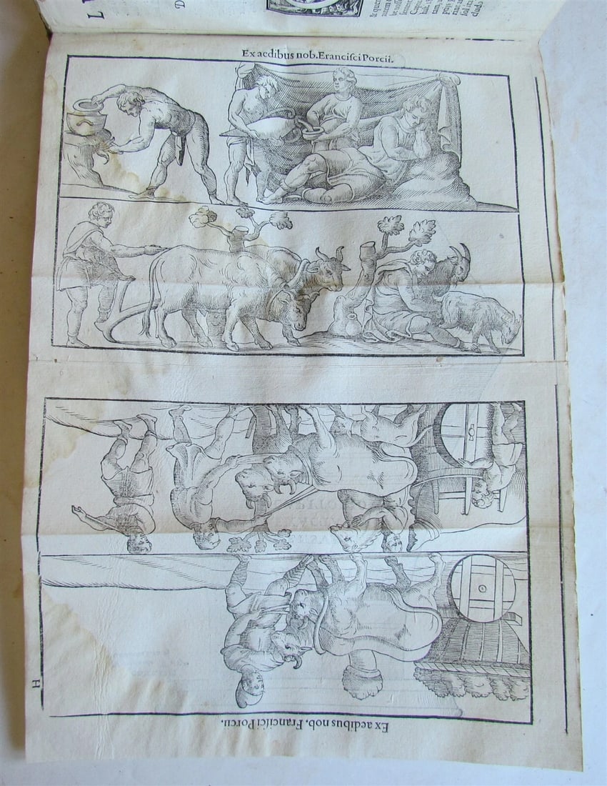 1573 ROMAN & GREEK WEIGHTS & MEASURES illustrated ANTIQUE scarce - 6