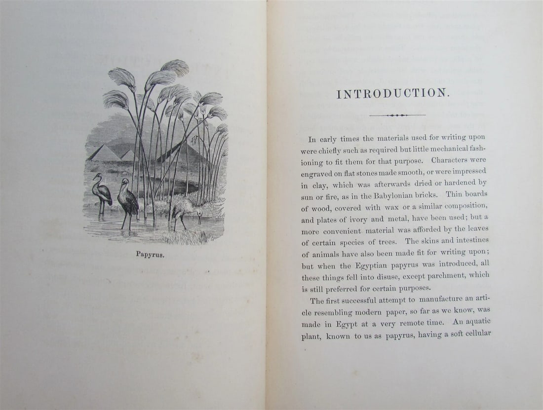 1864 CHRONOLOGY of PAPER MAKING by J. MUNSELL antique AMERICANA rare - 3