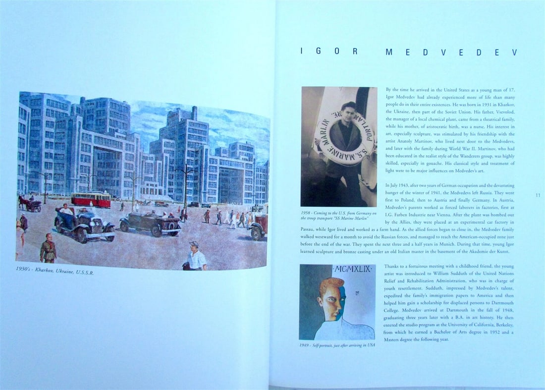 SERIOGRAPHS OF IGOR MEDVEDEV ILLUSTRATED ART ALBUM - 4