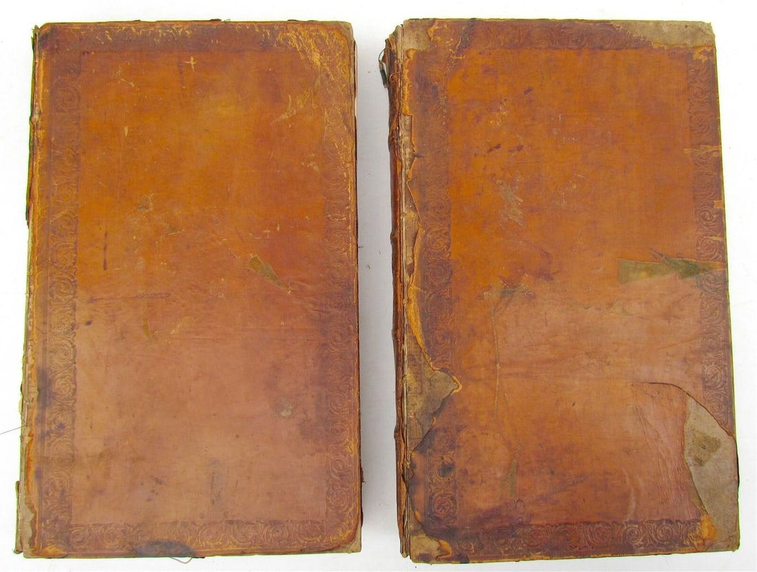 1740 STAFFORDE'S LETTERS & DISPATCHES by WILLIAM KNOWLER 2 FOLIO VOLUMES antique - 2