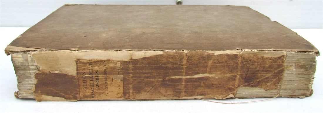 1815 MISCELLANEOUS WORKS of EDWARD GIBSON vol. 3 antique in ENGLISH - 2