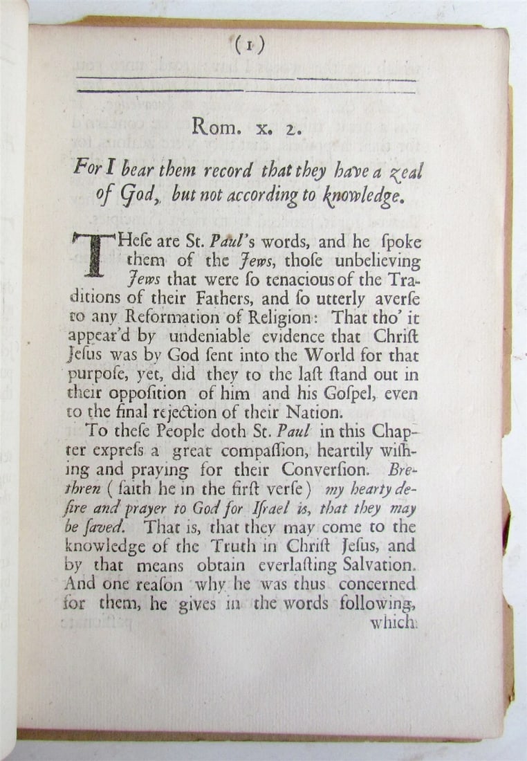 1691 SERMON PREACHED before LORDS ASSEMBLED in PARLIAMENT antique in ENGLISH - 2