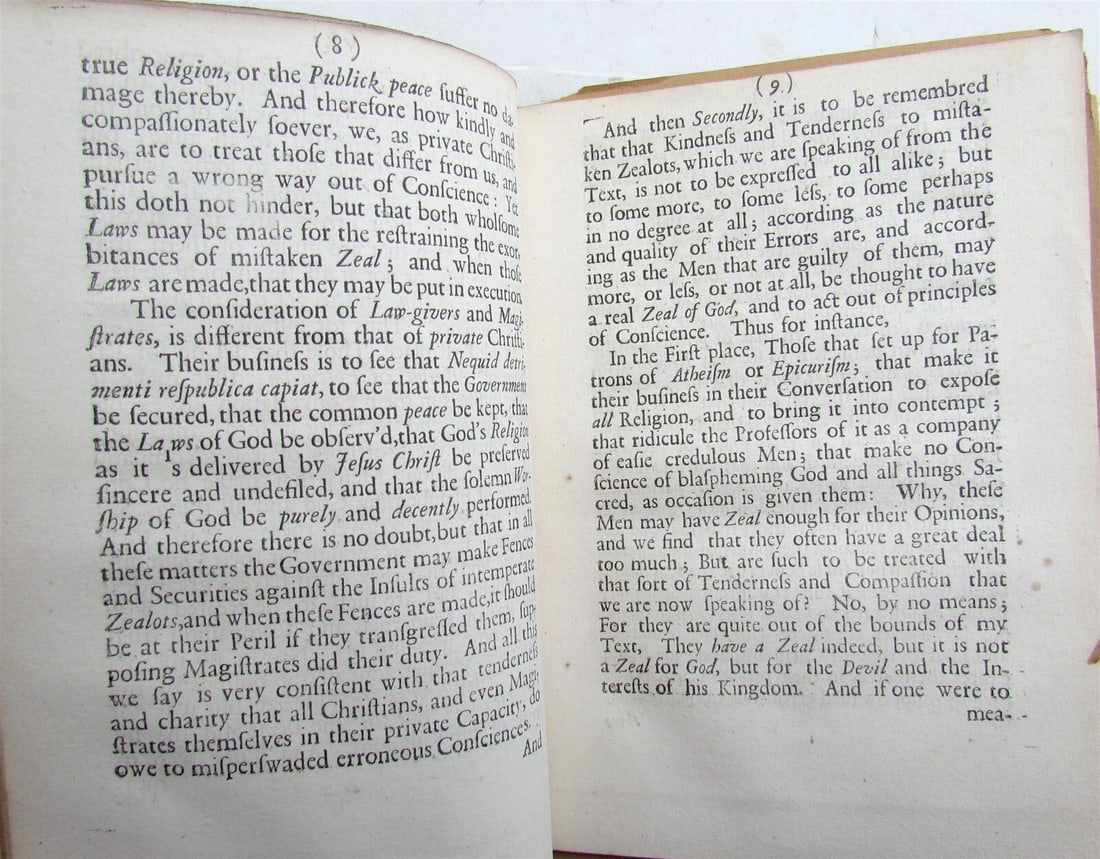 1691 SERMON PREACHED before LORDS ASSEMBLED in PARLIAMENT antique in ENGLISH - 3