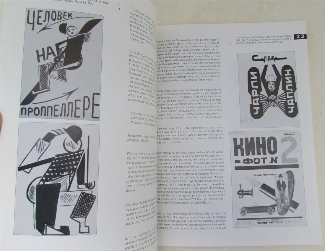 RUSSIAN AVANT-GARDE ARTISTS RODCHENKO & STEPANOVA WORKSHOP ILLUSTRATED ART BOOK - 10