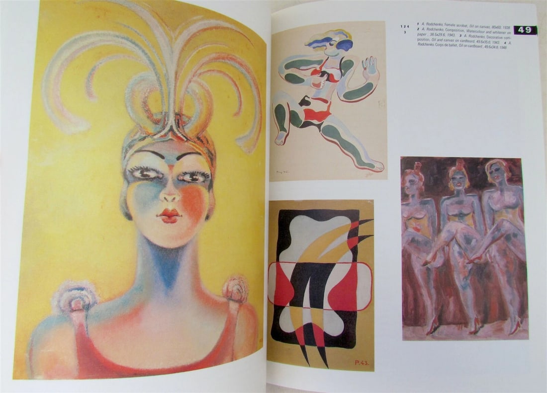 RUSSIAN AVANT-GARDE ARTISTS RODCHENKO & STEPANOVA WORKSHOP ILLUSTRATED ART BOOK - 3