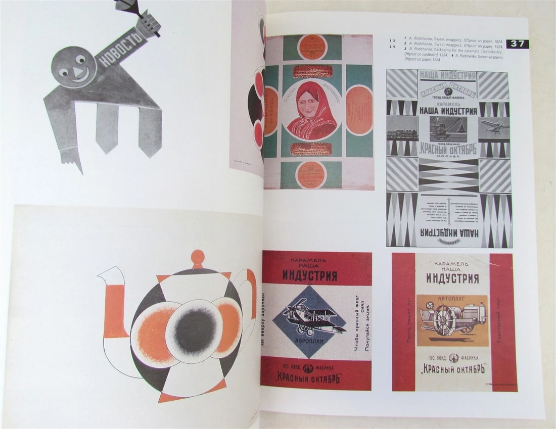 RUSSIAN AVANT-GARDE ARTISTS RODCHENKO & STEPANOVA WORKSHOP ILLUSTRATED ART BOOK - 5
