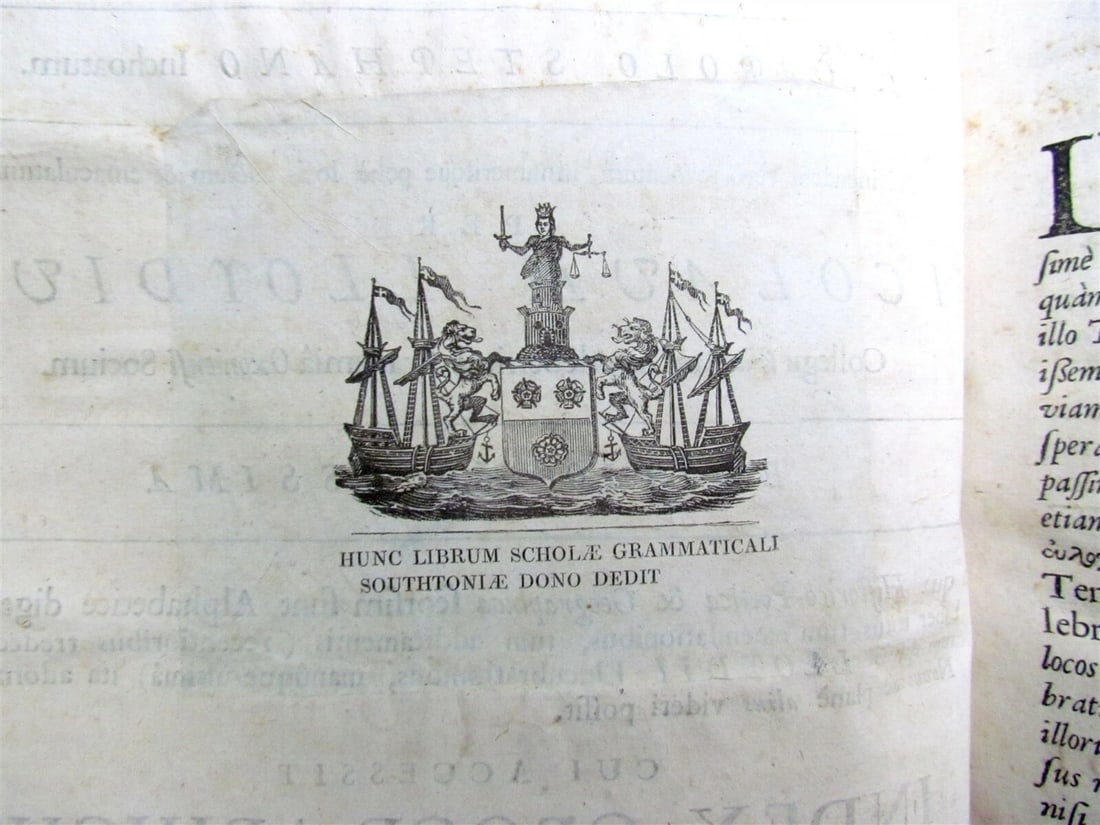 1686 Dictionarium Historicum Geographicum Poeticum antique in LATIN FOLIO - 3
