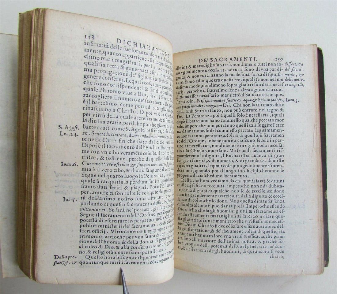 1573 ALDINE PRESS Catechismo cioe Istruttione ANTIQUE 16th CENTURY ITALIAN Aldus - 5