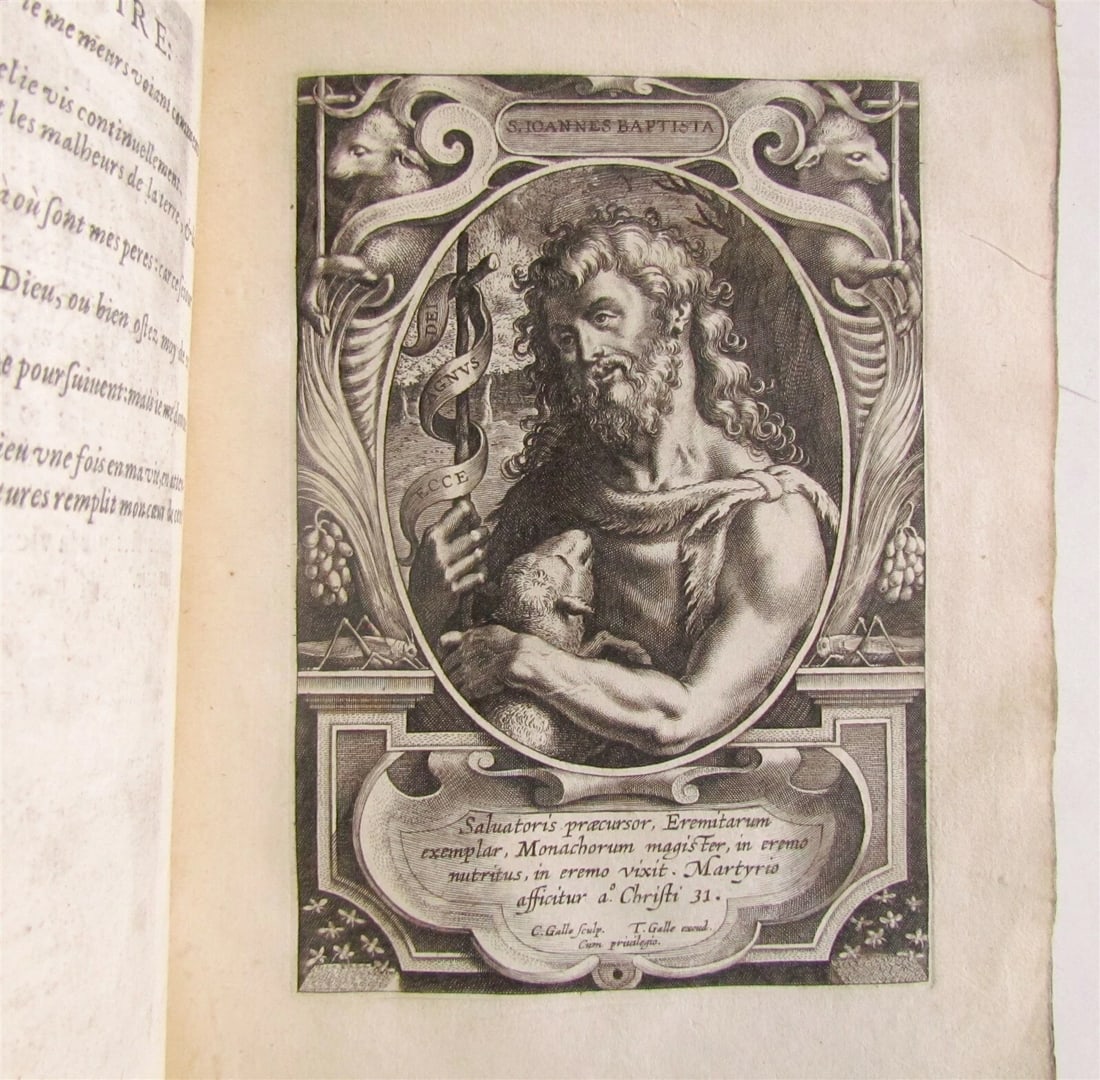 1634 ILLUSTRATED LIVES of MAIN FOUNDERS of RELIGIOUS ORDERS ANTIQUE 39 ENGR. - 8
