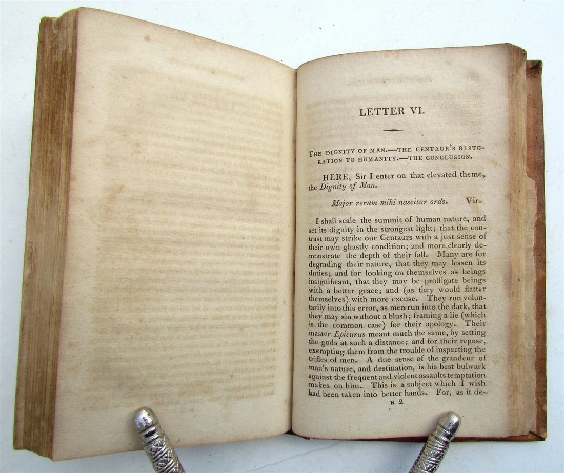 1806 CENTAUR NOT FABULOUS in Six Letters to a Friend antique ILLUSTRATED - 5