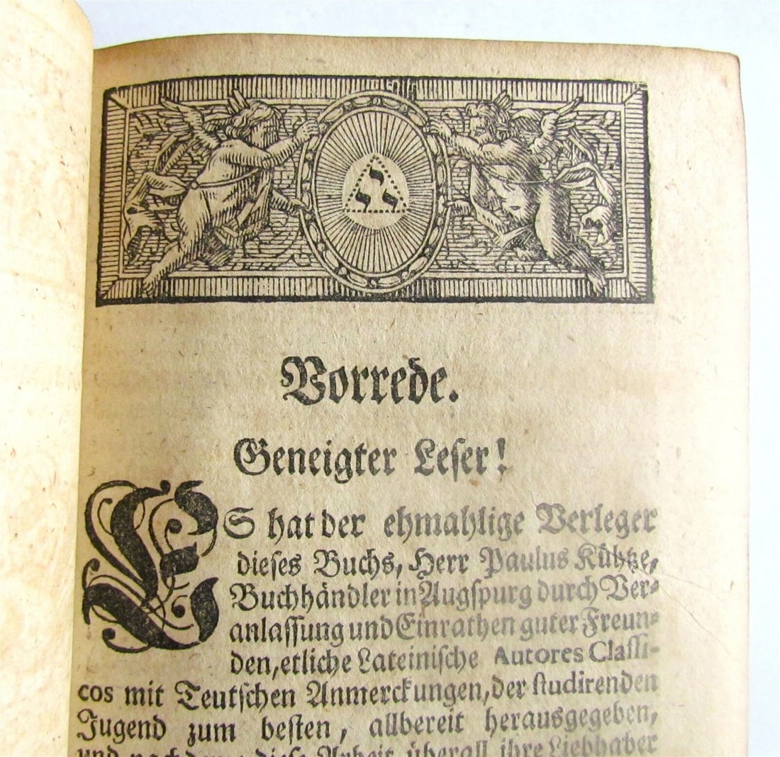 1731 TERENCE PLAYS in GERMAN antique Comoediae Sex - 4