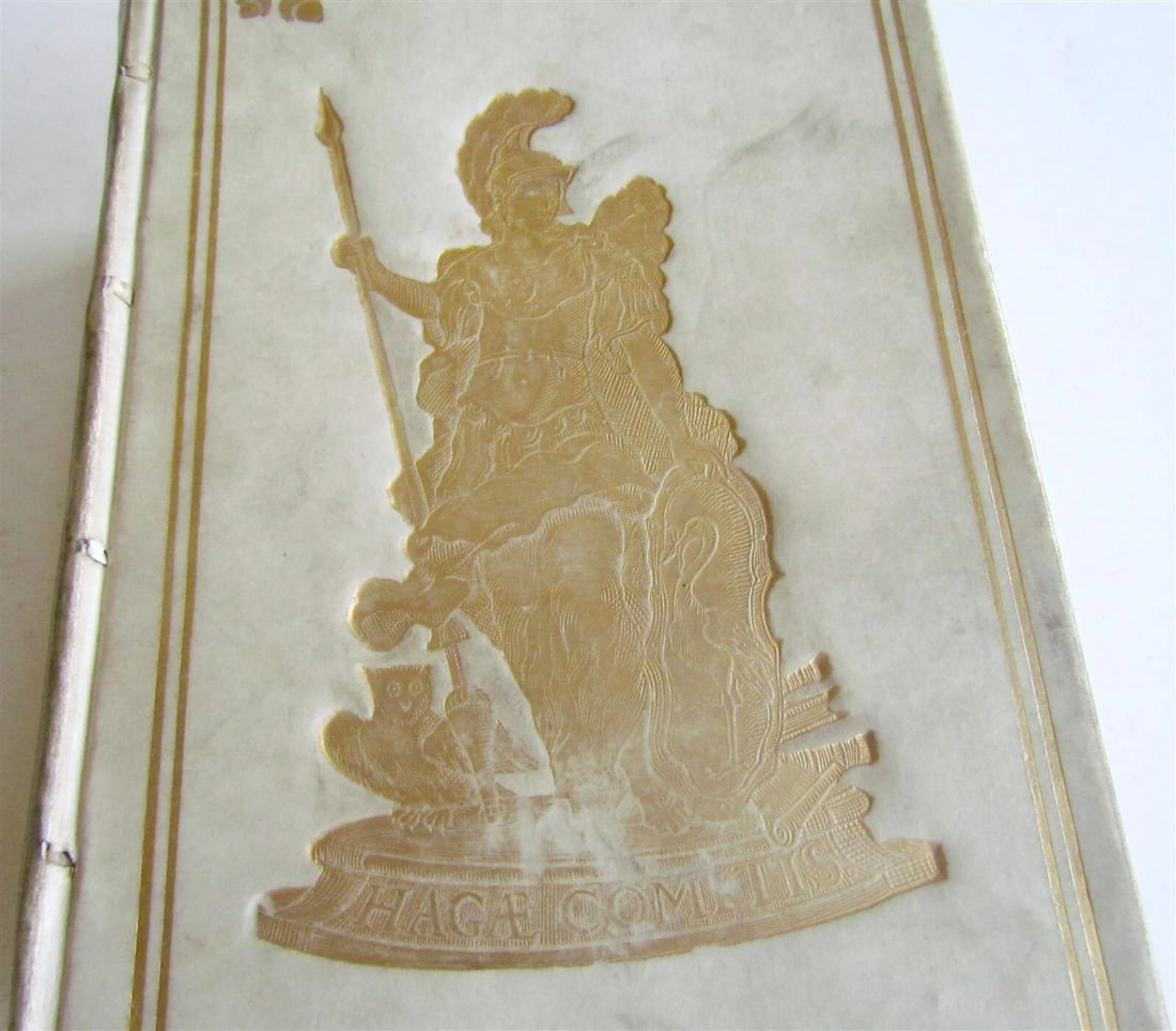 1732 AFRI COMOEDIAE SEX by TERENCE PRIZED VELLUM BINDING ANTIQUE P.TERENTII - 8