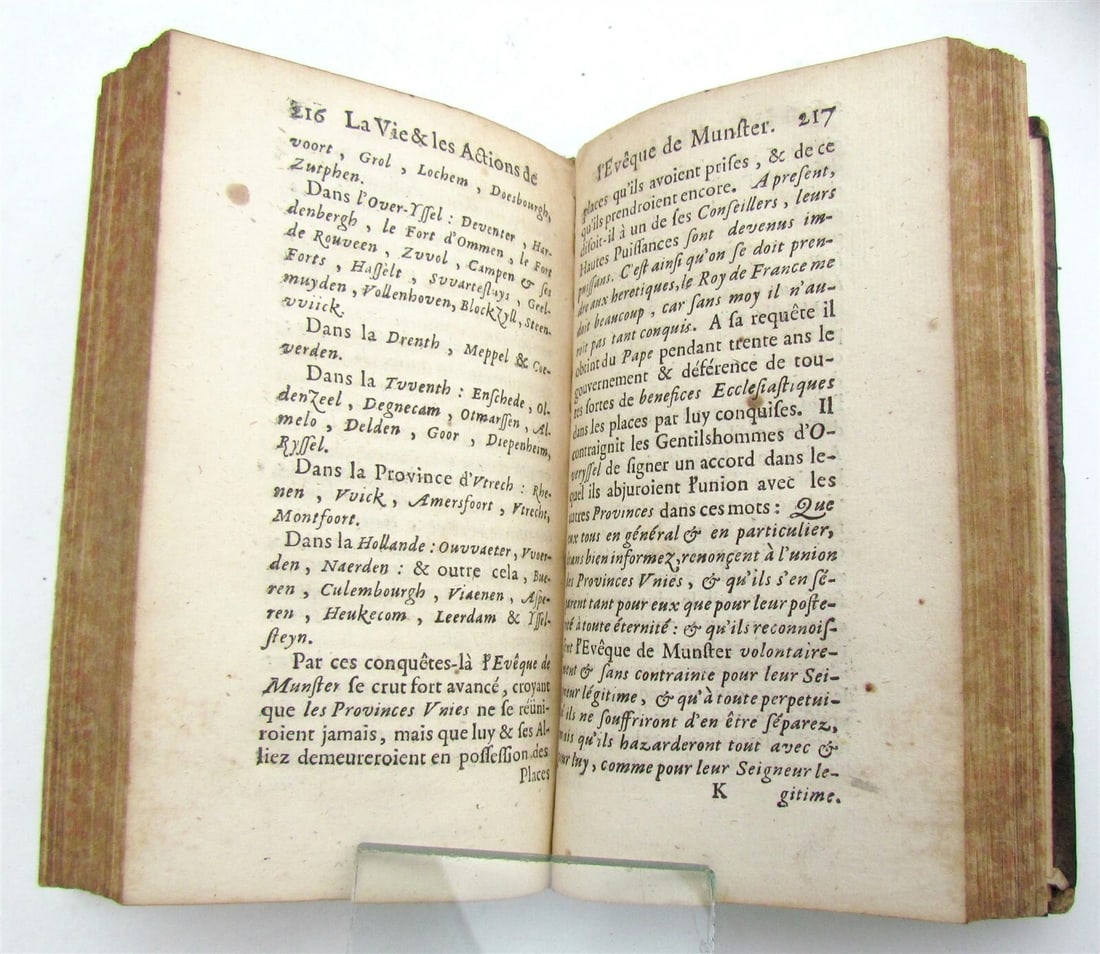1679 La vie et les actions de M. Cristofle Bernard de Gale antique - 5
