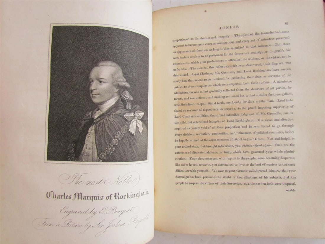 1813 JUNIUS STAT NOMINIS UMBRA antique ILLUSTRATED - 3