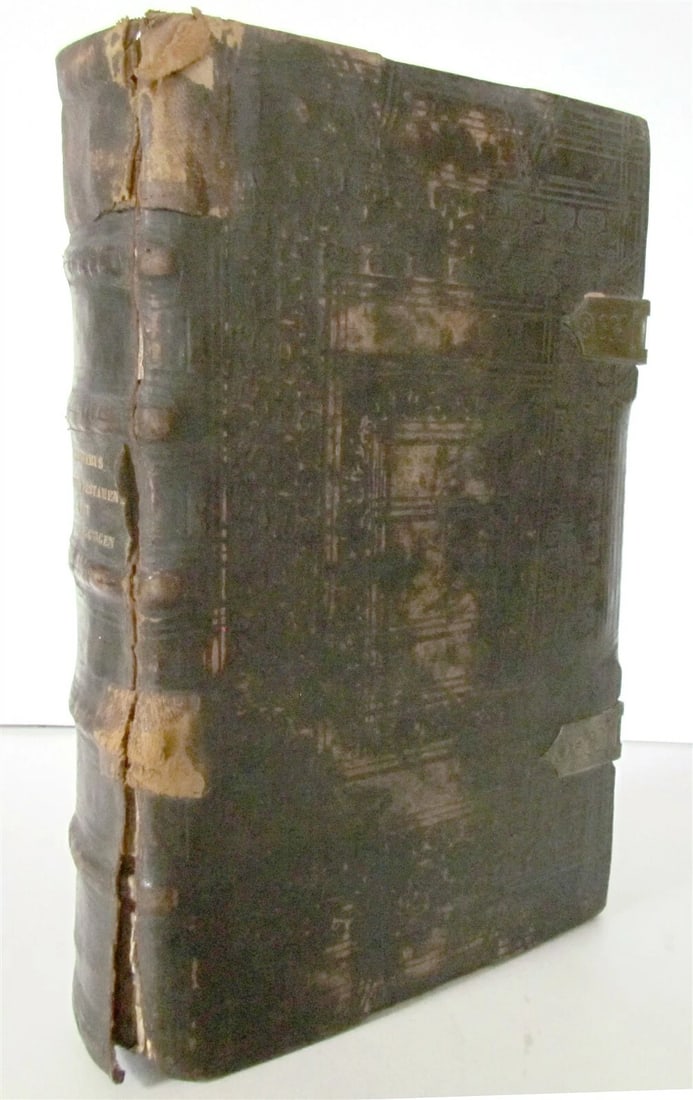 1614 BIBLE in DUTCH BIBLIA NEEERLANDICA NEW TESTAMENT antique FOILO - 2