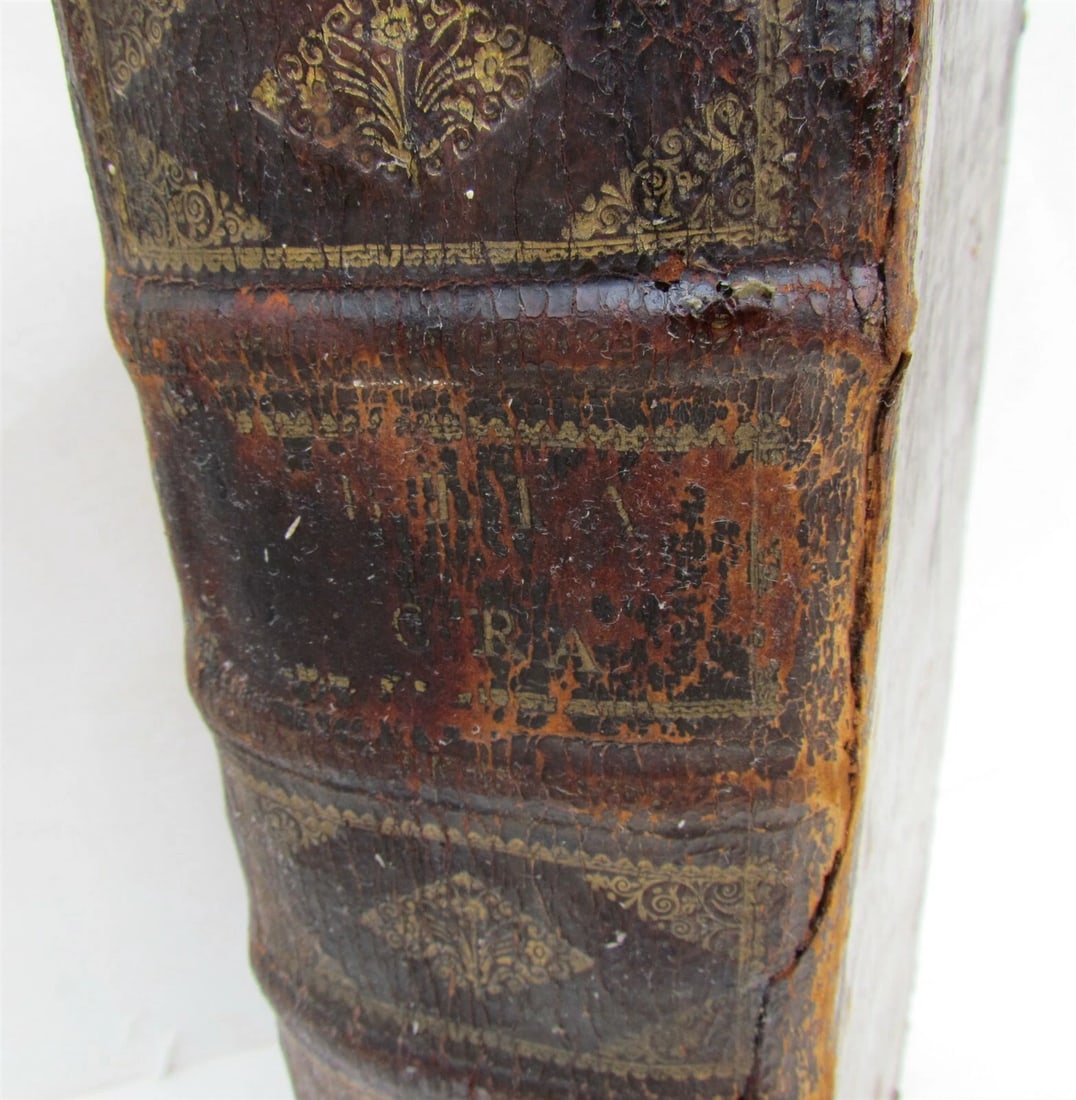 1732 BIBLE BIBLIA NEERLANDICA antique OLD & NEW TESTAMENT NETHERLANDS DUTCH - 3