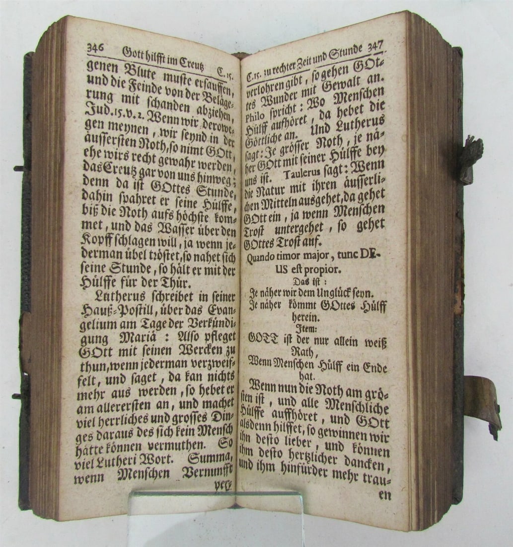 1722 SCHOLA CRUCIS TESSERA CHRISTIANORUM antique GERMAN OLDEST SCHOOL - 4