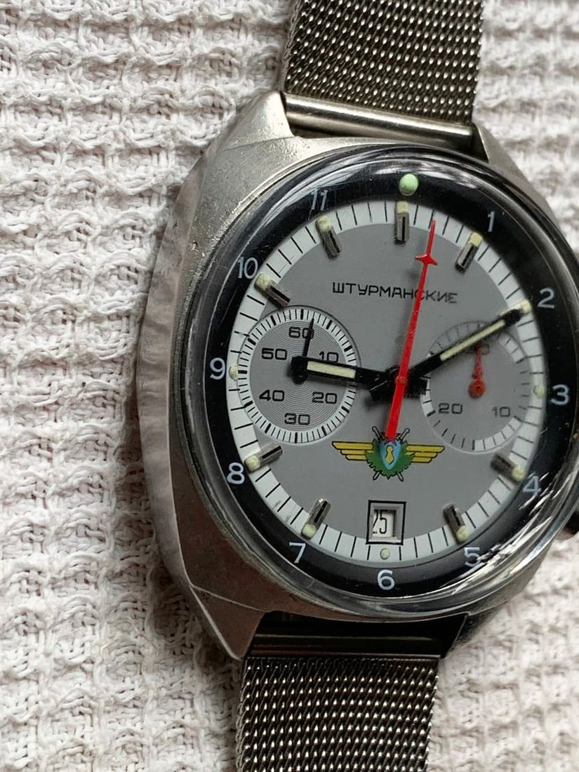 Shturmanskie vintage men wrist watch / Russian antique unisex USSR watches - 6