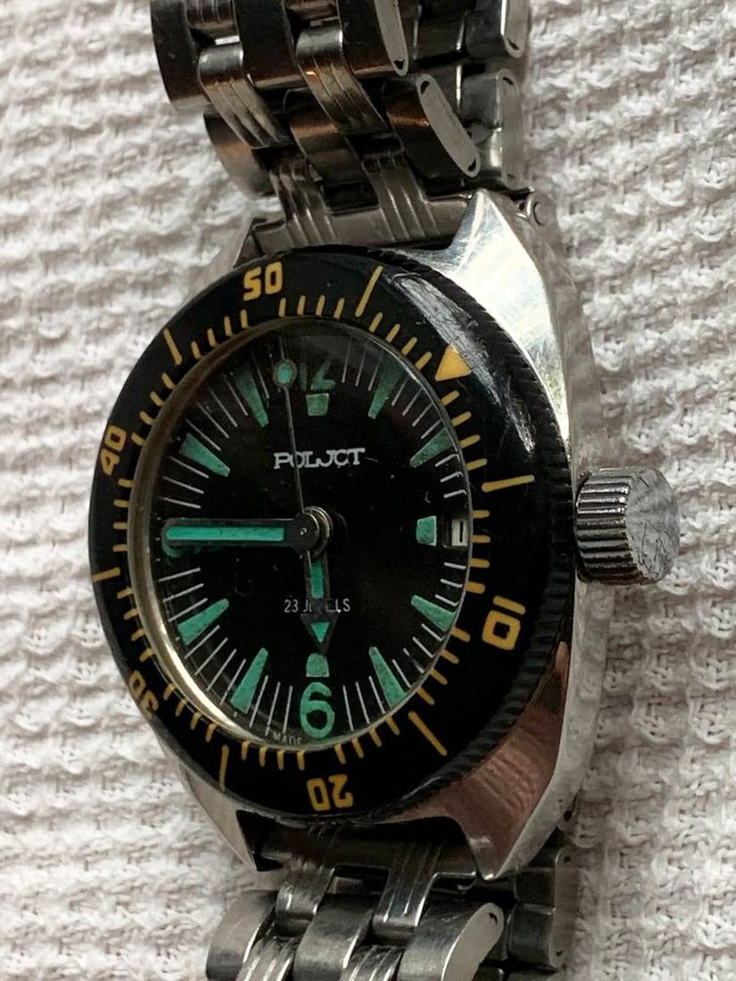 Poljot vintage men wrist watch / Russian antique unisex USSR watches - 3