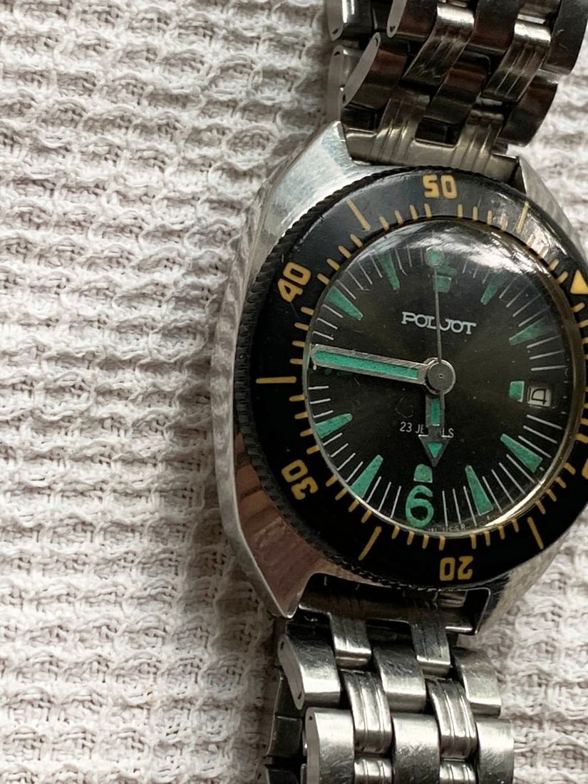 Poljot vintage men wrist watch / Russian antique unisex USSR watches - 4