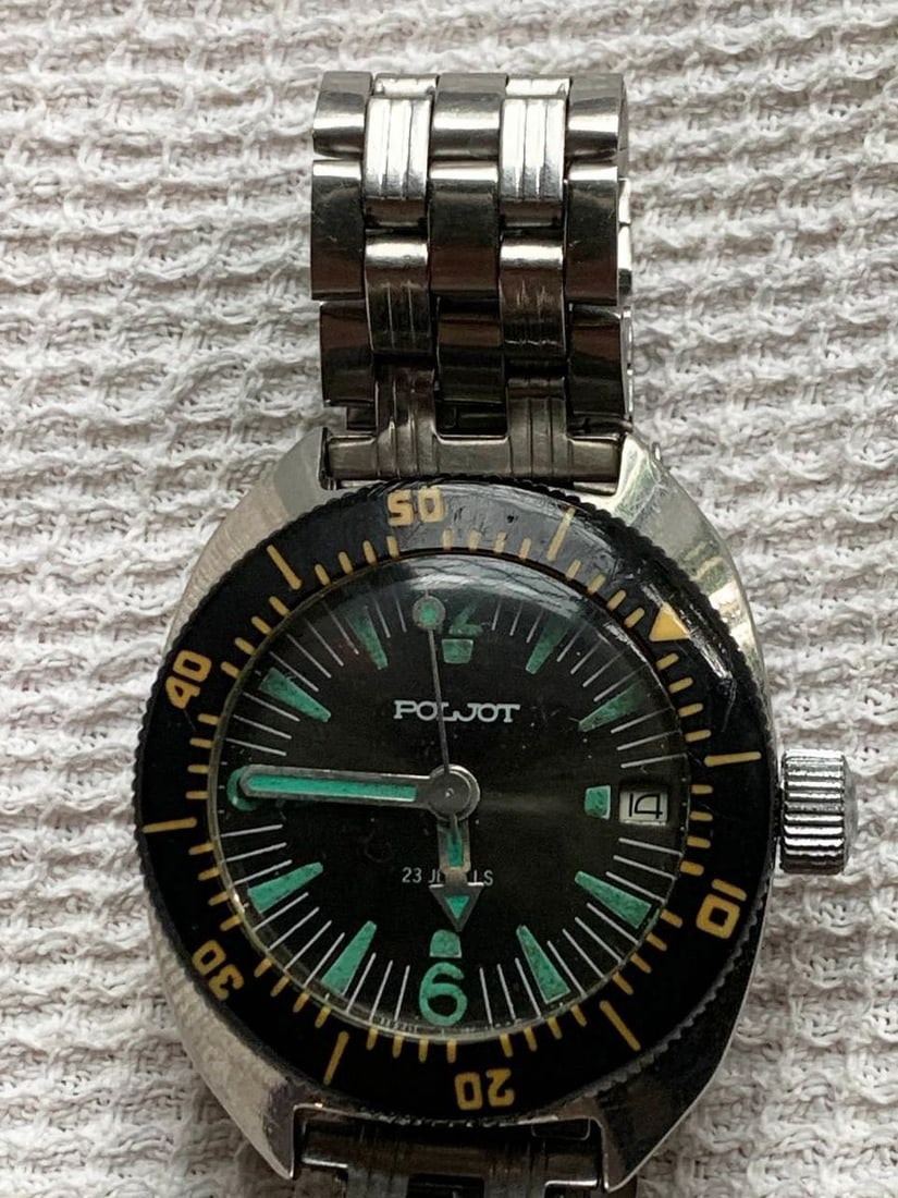 Poljot vintage men wrist watch / Russian antique unisex USSR watches - 6