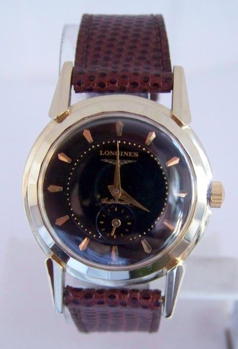 Solid 14k LONGINES Automatic Watch 2164-2 1960s Cal.19A* EXLNT SERVICED* RARE - 9