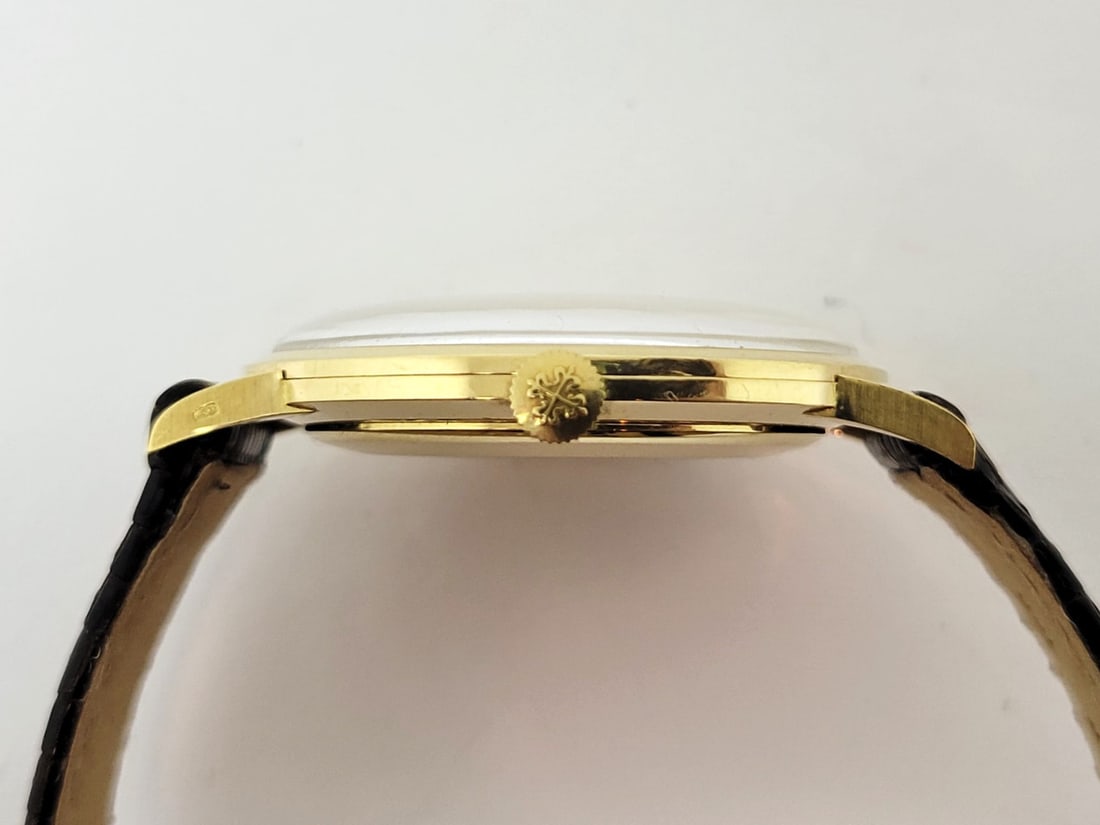 Vintage 18k PATEK PHILIPPE Men's Calatrava Winding Watch Ref 3468* EXLNT SERVICED - 5