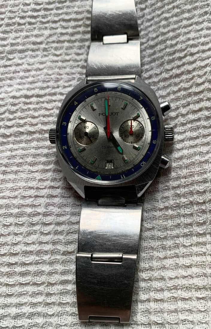 Poljot vintage men wrist watch / Russian antique unisex USSR watches - 2