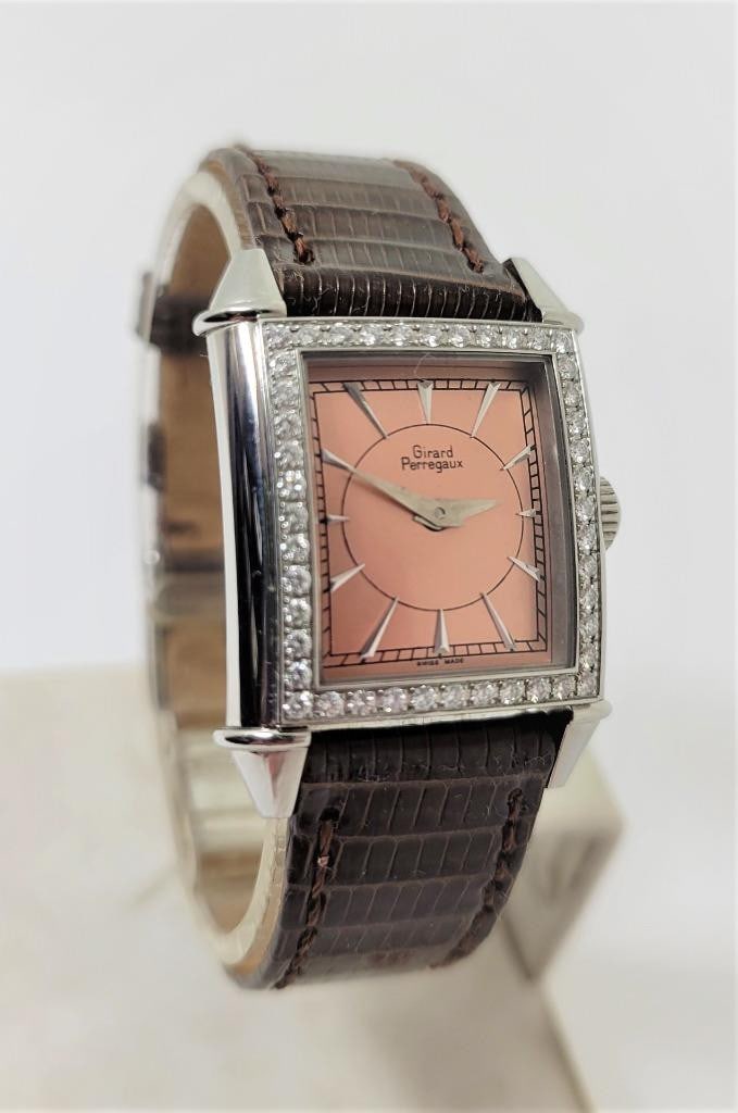 S/Steel GIRARD PERREGAUX Ladies Watch Ref 2592 with Diamonds* EXLNT* SERVICED - 3