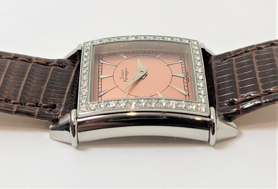 S/Steel GIRARD PERREGAUX Ladies Watch Ref 2592 with Diamonds* EXLNT* SERVICED - 7