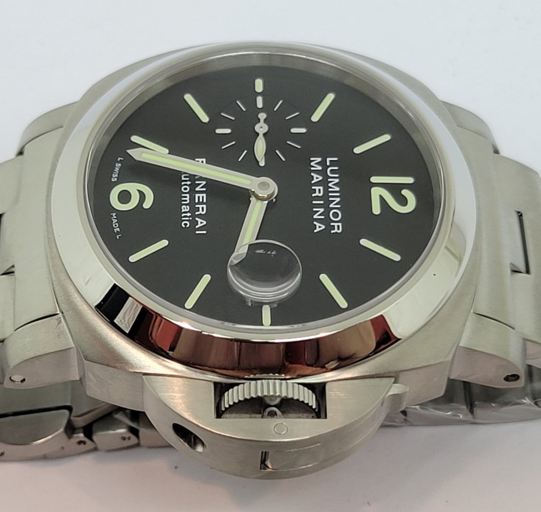 MENS PANERAI LUMINOR MARINA AUTOMATIC WATCH PAM00299 OP6763 44 mm EXLNT - 7