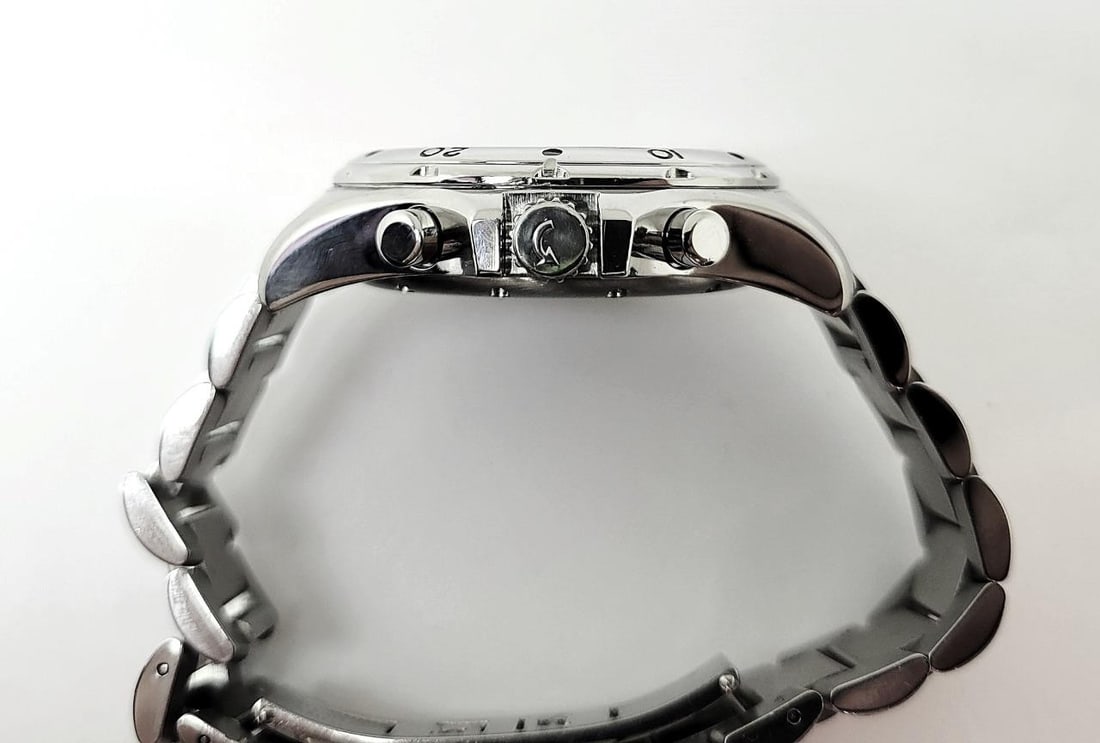 S/Steel MOVADO Chronograph SERIES 800 Watch 42 mm Black Dial Quartz 14.1.14 1060 - 5