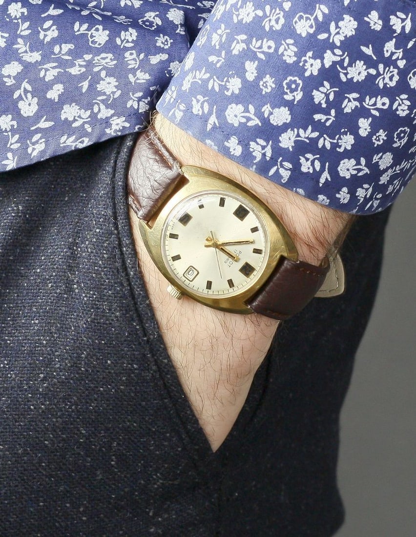Poljot Vintage Men Wrist Watch / Mechanical USSR Watch - 7