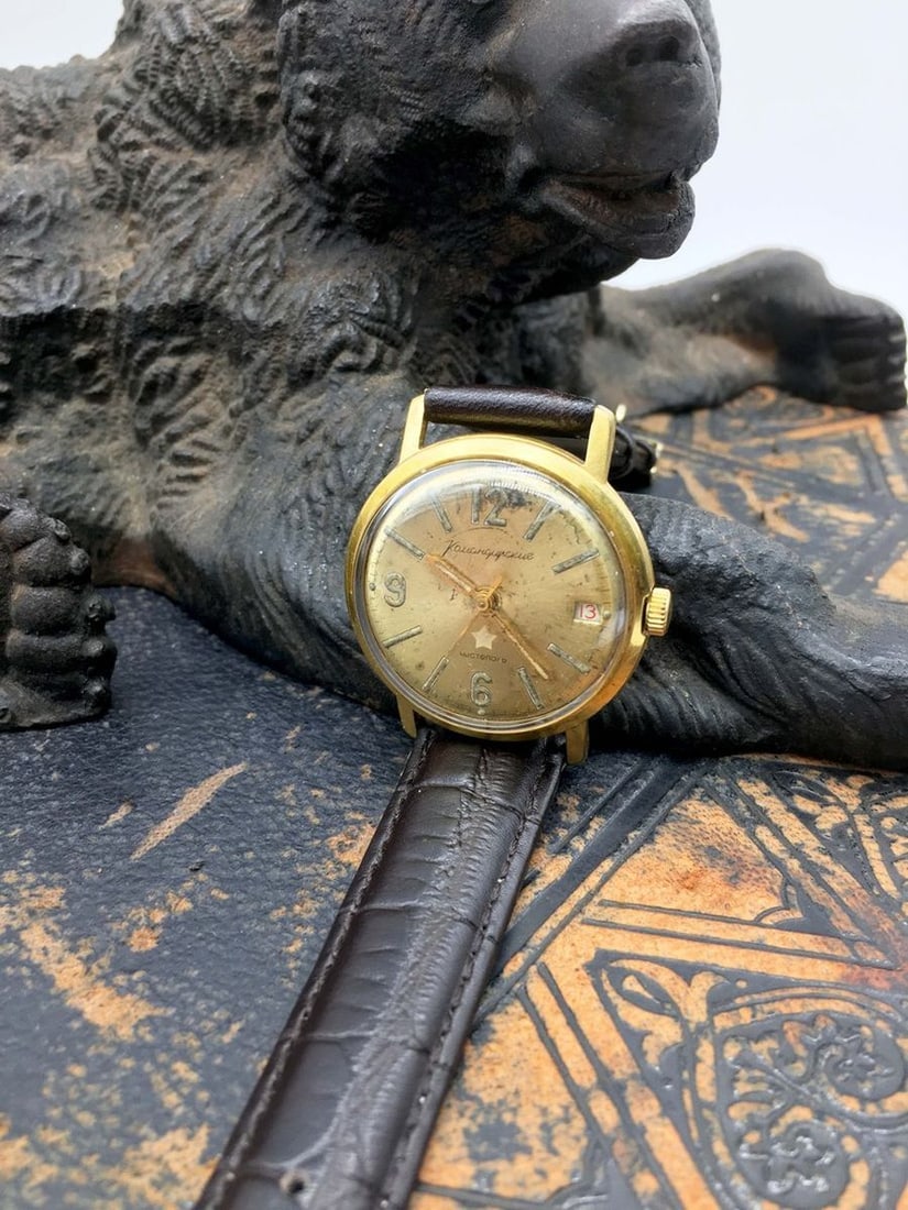 Komandirskiye vintage men wrist watch / Russian antique unisex USSR watches - 5