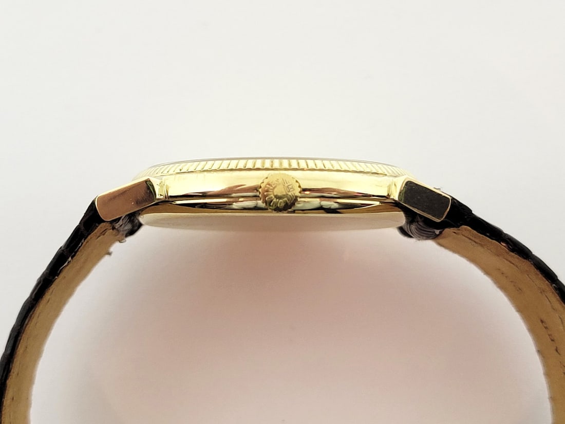 Vintage 14k LONGINES FLAGSHIP Winding Watch 1980s Cal 847.4* EXLNT SERVICED - 6