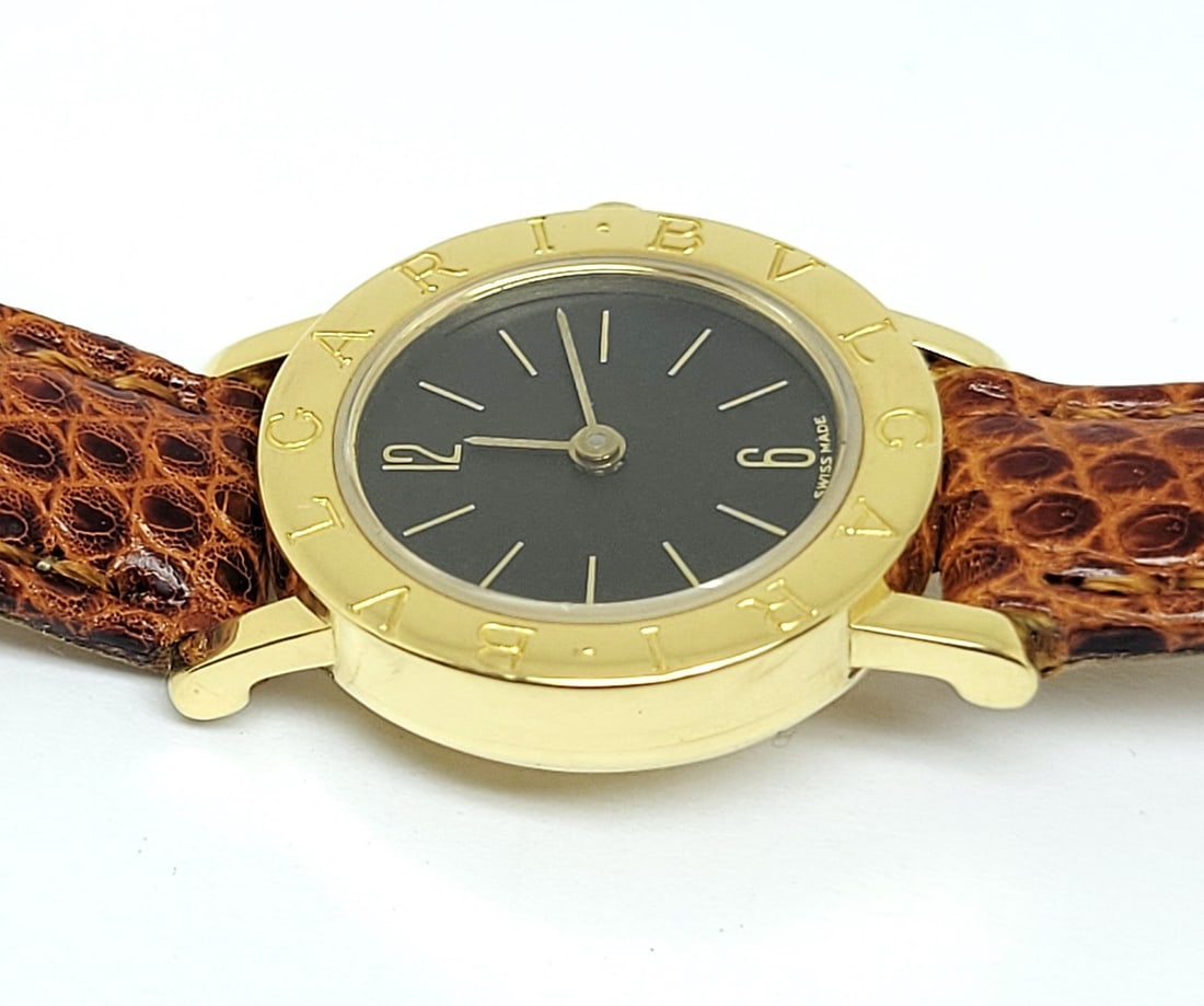 Solid 18k Yellow Gold BULGARI Ladies Quartz Watch BB23 GL* EXLNT - 8