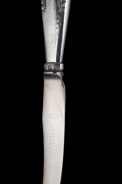 Georg Jensen, Denmark. Fruit knife in stainless steel and sterling silver. Dated 1929. - 5