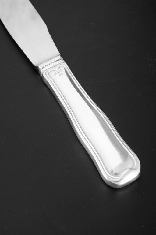 Georg Jensen, Denmark. Dinner knife in stainless steel and sterling silver. Produced after 1944. - 3