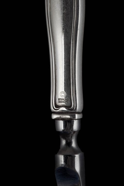 Georg Jensen, Denmark. Nut cracker in stainless steel and sterling silver. Produced after 1944. - 4