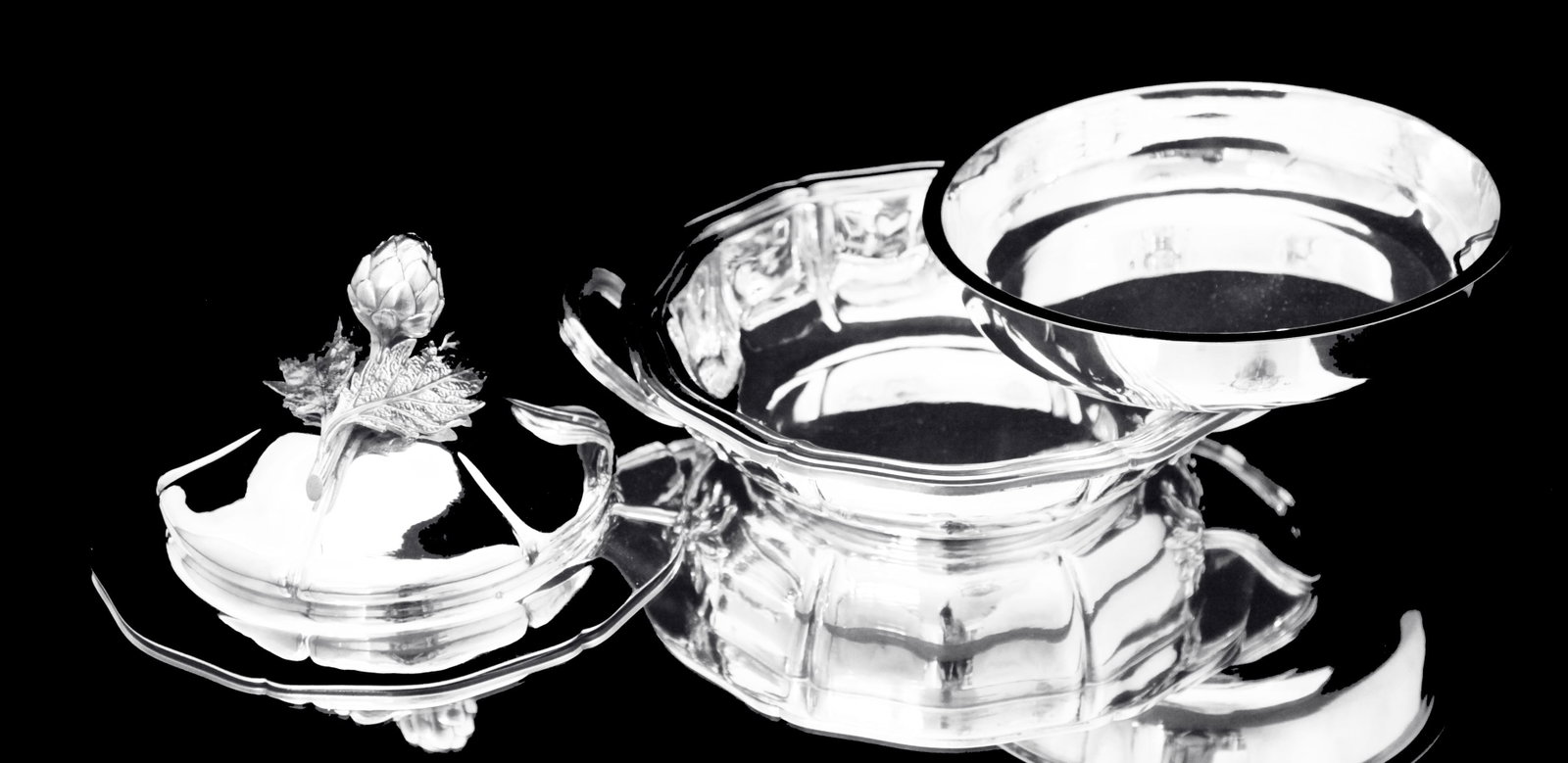 Aage Weimar, Danish silversmith. A pair of modernist salt and pepper shakers in sterling silver. - 5