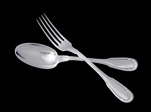 BSF Platura. Children's set consisting of spoon and fork in plated silver. 1960 / 70's. - 5