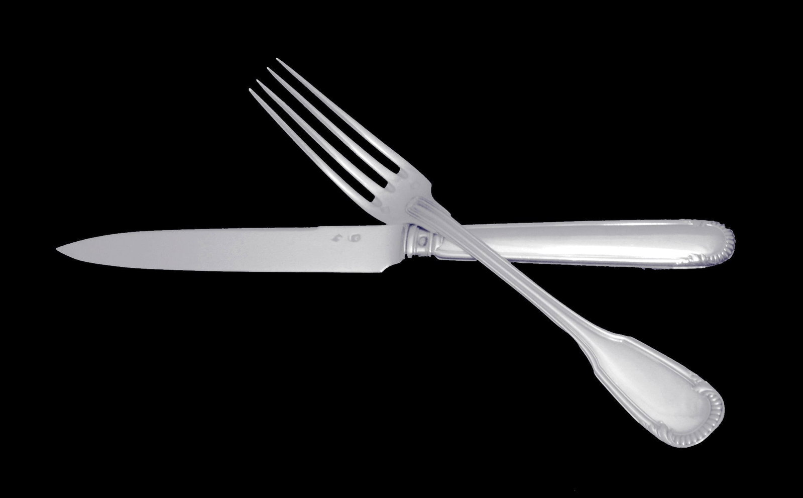 BSF Platura. Children's set consisting of spoon and fork in plated silver. 1960 / 70's. - 6