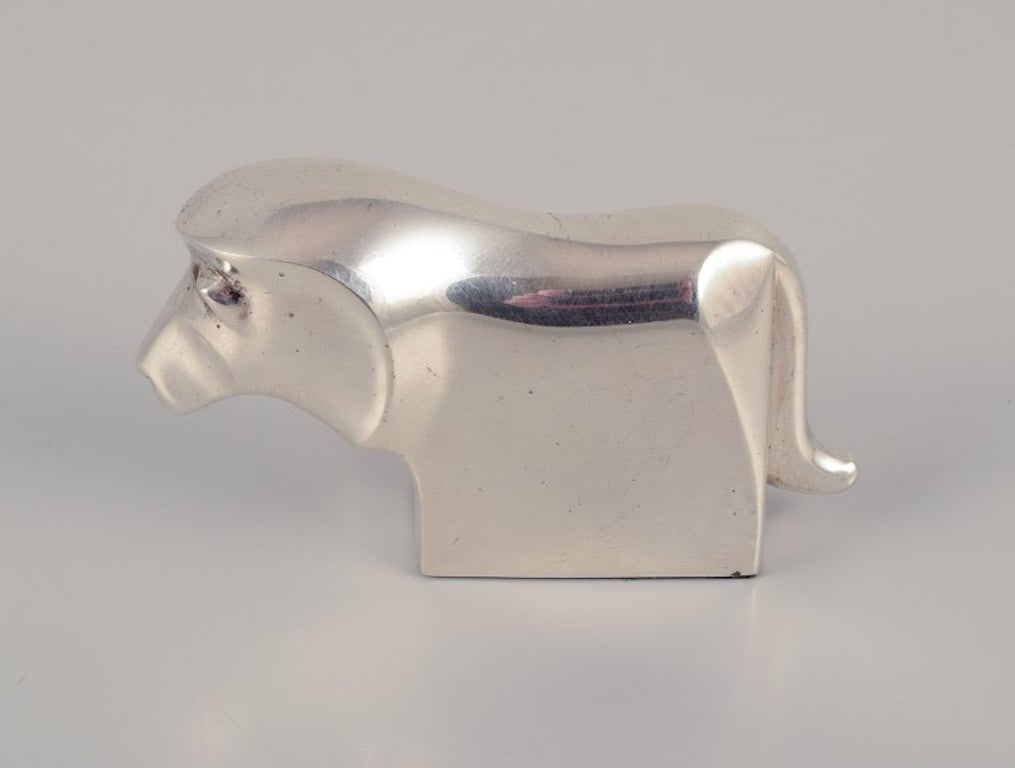 Dansk International Designs Ltd. Small sculpture in plated silver. 1970s. - 2